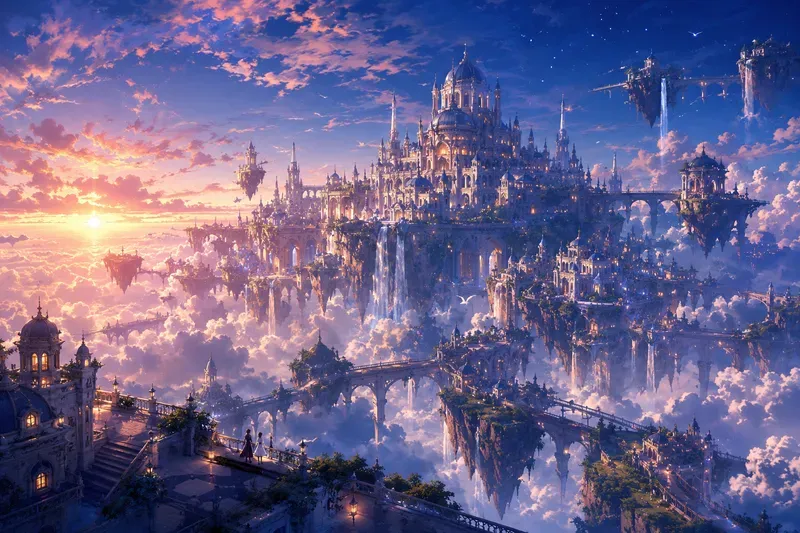 Anime Cinematic Landscape Generator