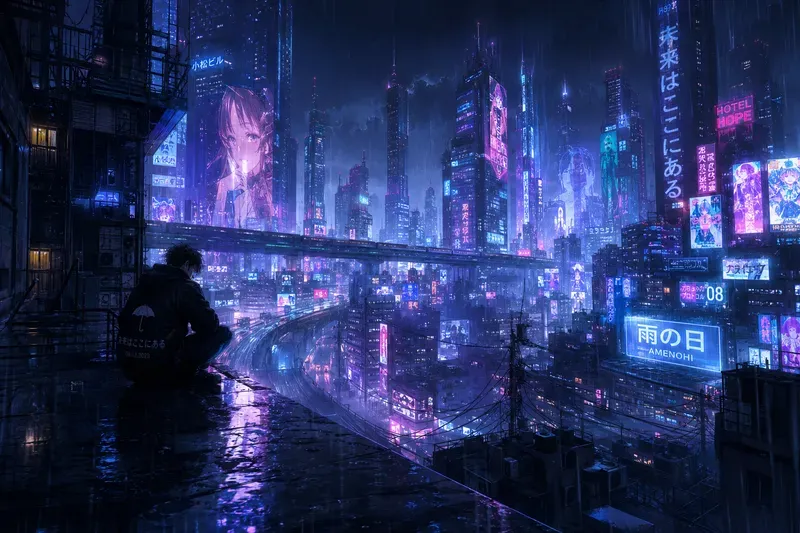 Anime Cinematic Landscape Generator