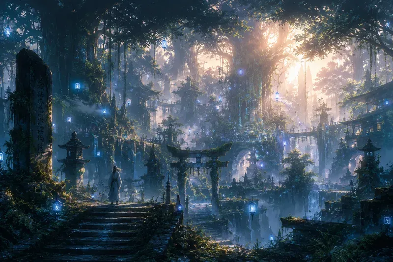 Anime Cinematic Landscape Generator