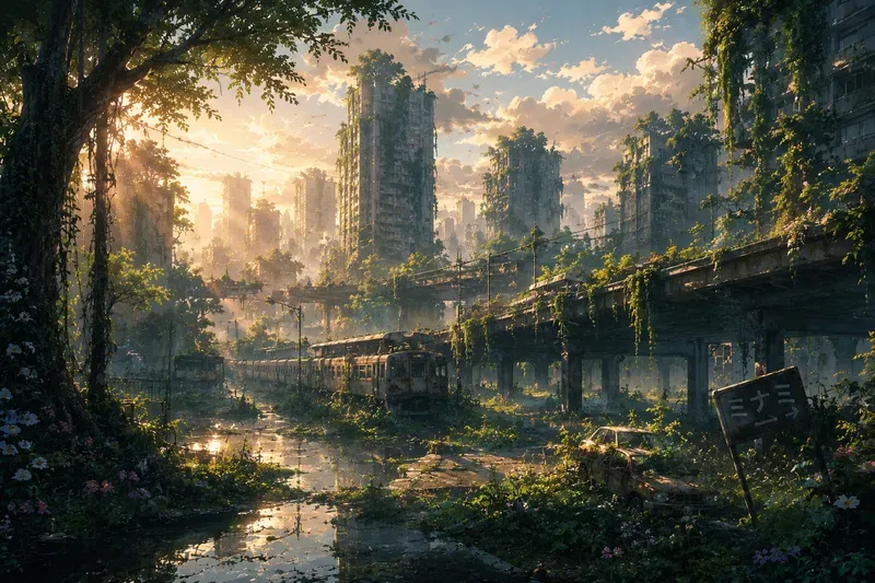 Anime Cinematic Landscape Generator