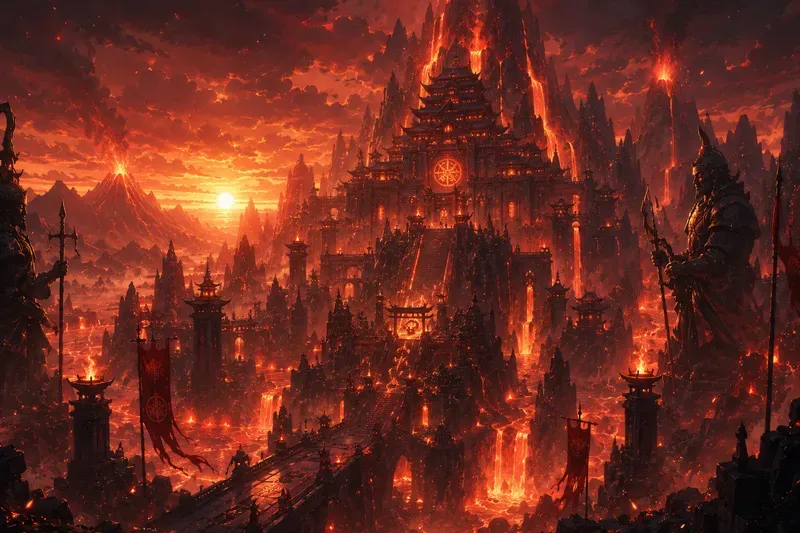 Anime Cinematic Landscape Generator