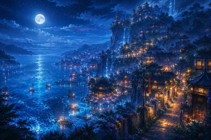 Anime Cinematic Landscape Generator