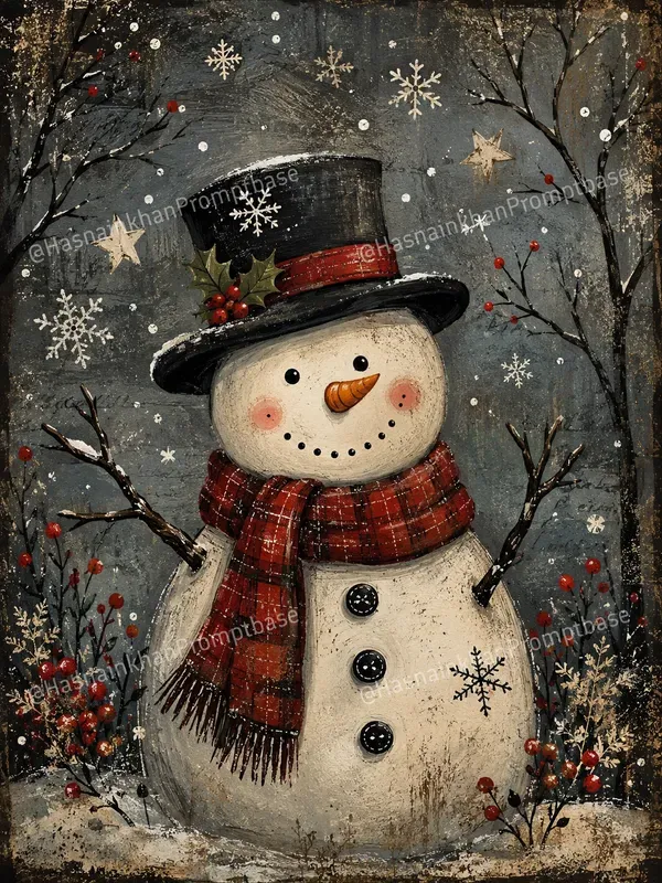 Whimsical Christmas Folk Art Journals