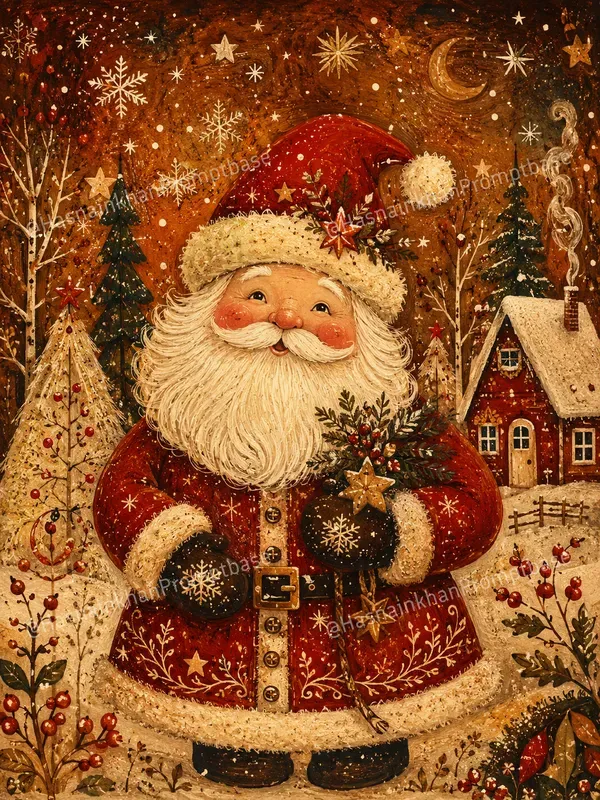 Whimsical Christmas Folk Art Journals