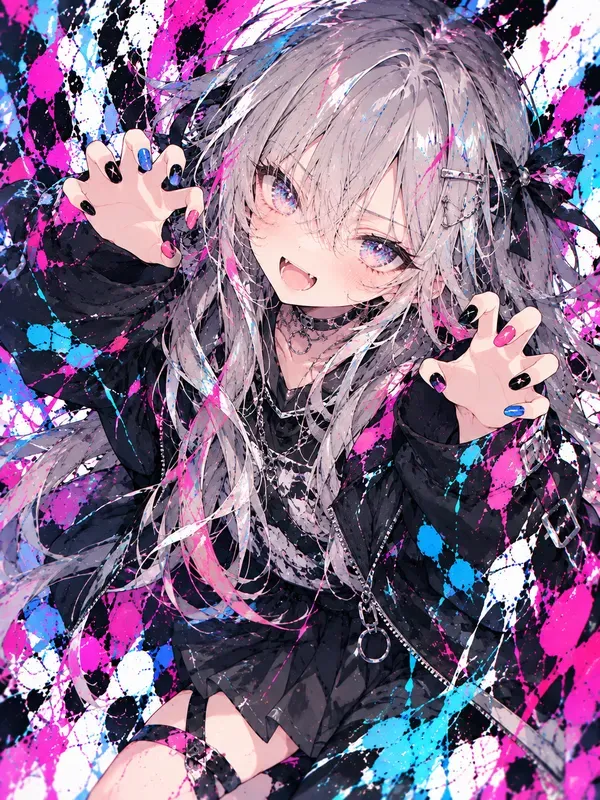 Kawaii Vivid Girls Colorful