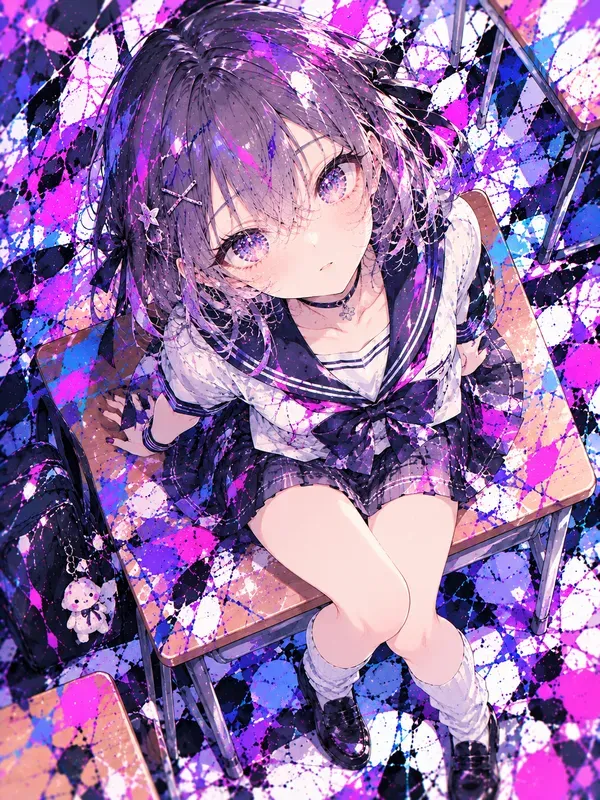 Kawaii Vivid Girls Colorful
