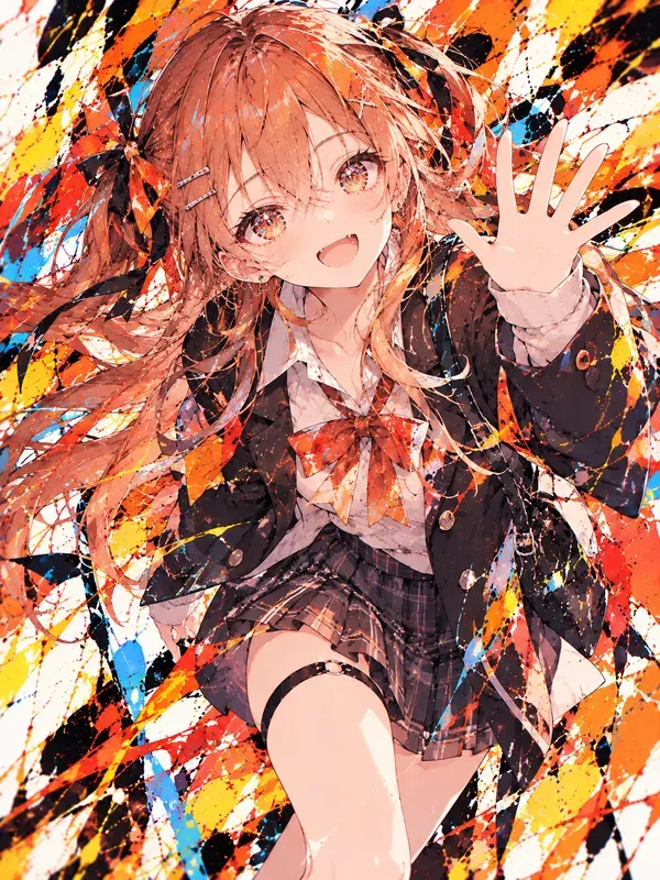 Kawaii Vivid Girls Colorful
