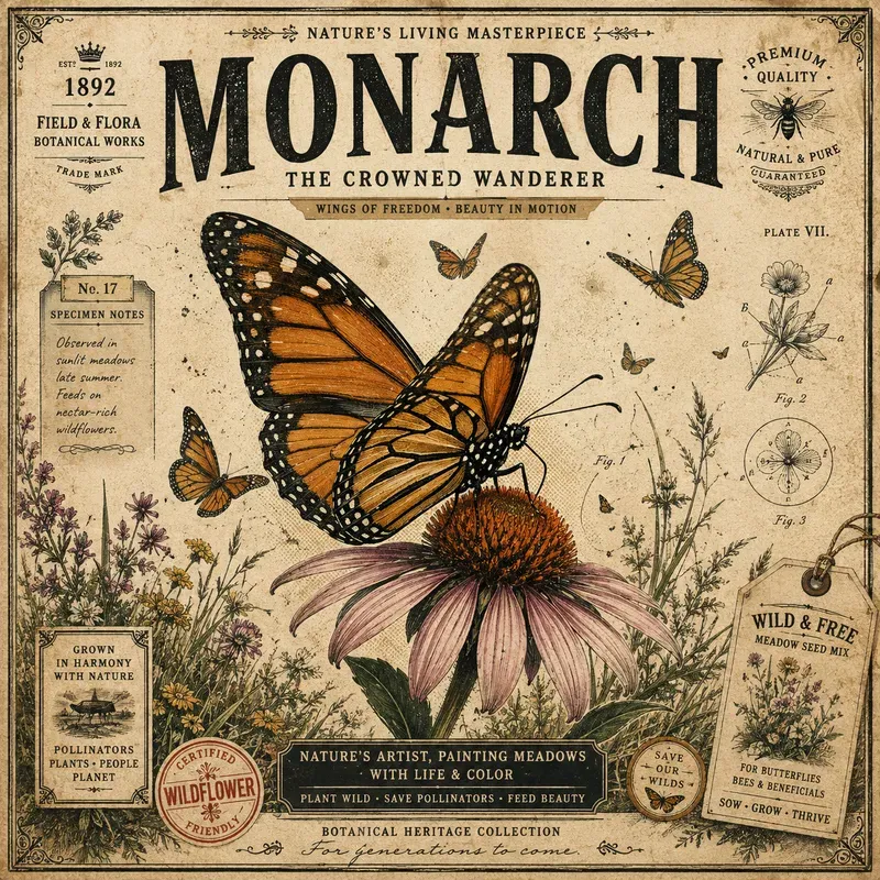 Vintage Botanical Heritage Posters