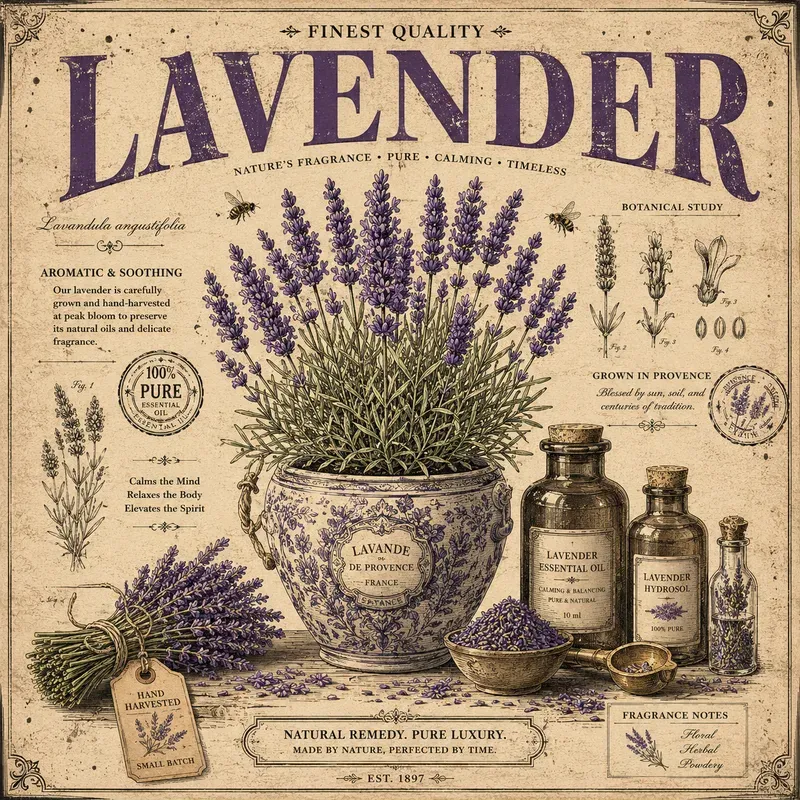 Vintage Botanical Heritage Posters