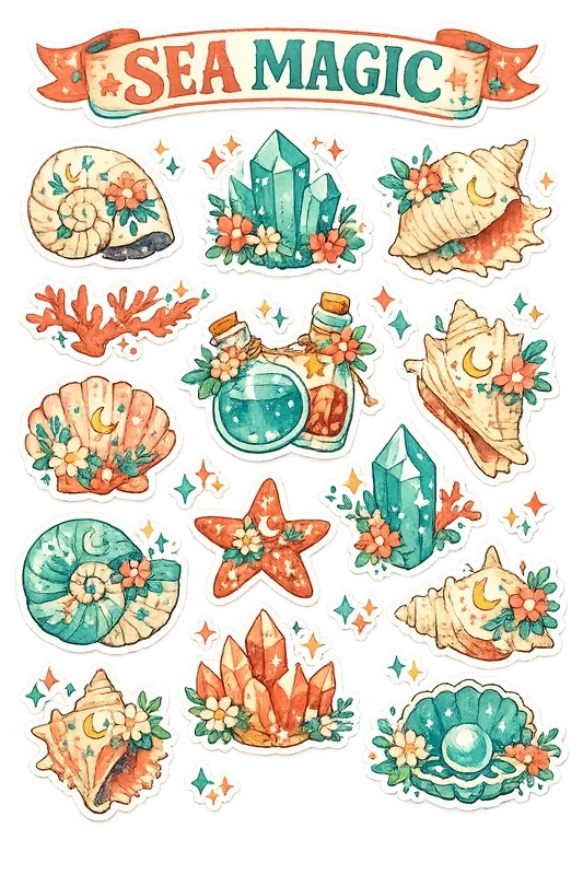 Professional Boutique Sticker Sheets