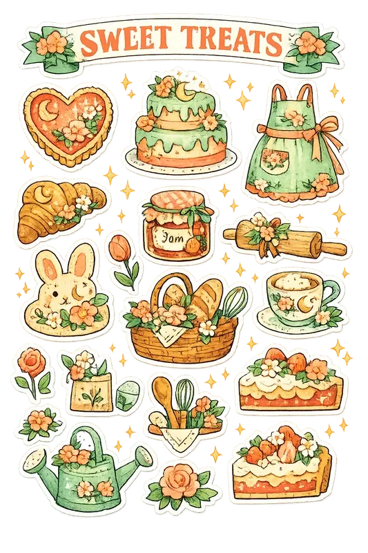 Professional Boutique Sticker Sheets