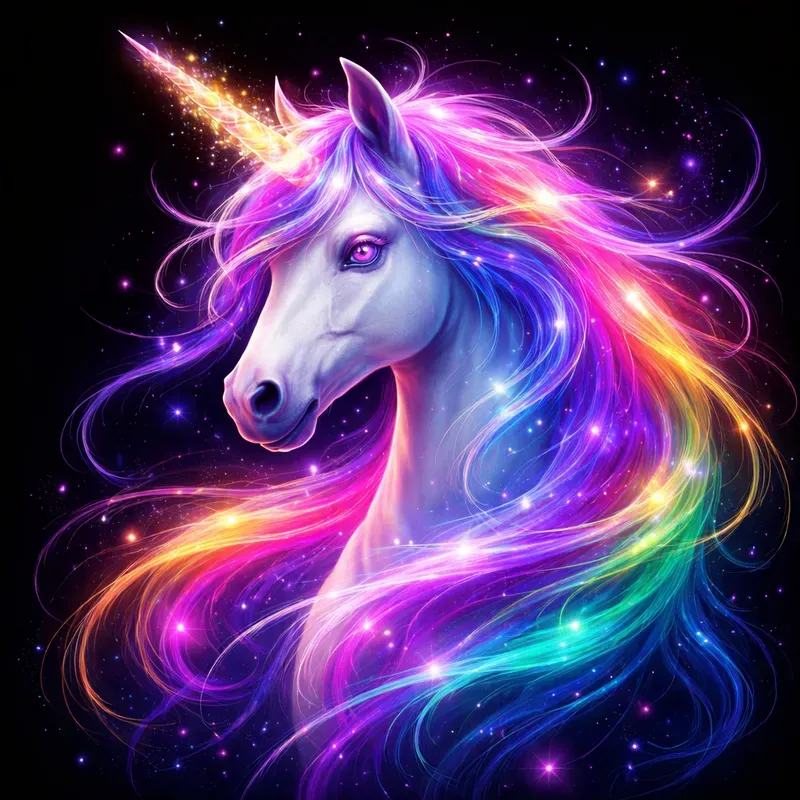 Neon Spectrum Portrait Generator