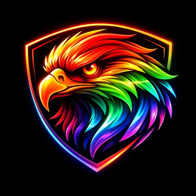 Neon Spectrum Portrait Generator