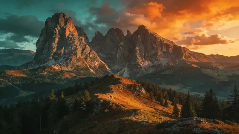 Cinematic Mountain Landscape Generator