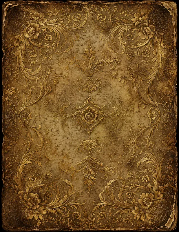 Antique Gilded Junk Journal Pages