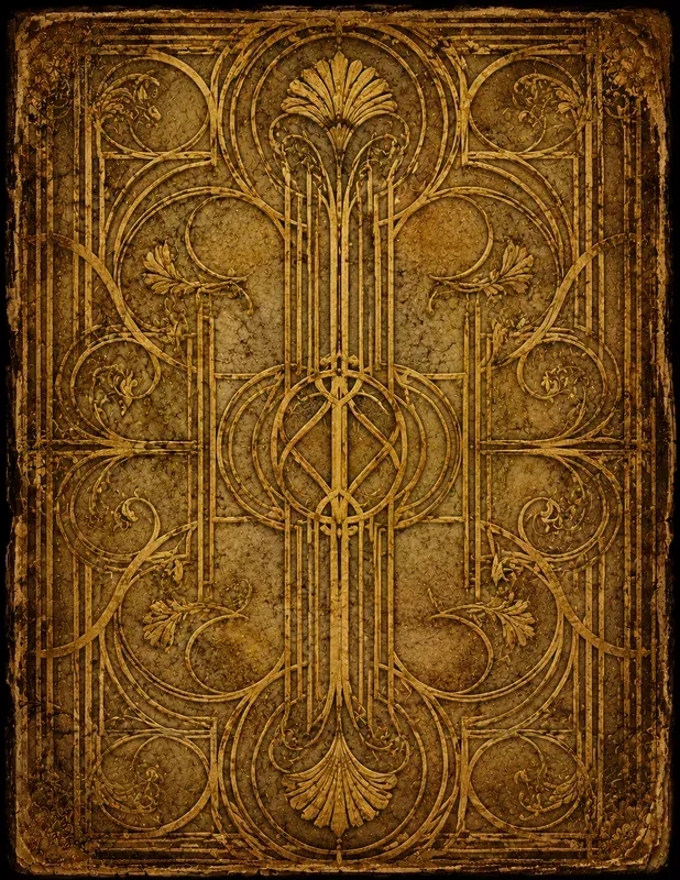 Antique Gilded Junk Journal Pages