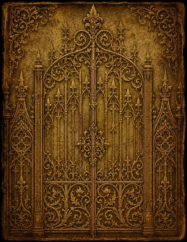 Antique Gilded Junk Journal Pages
