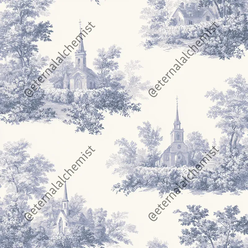Timeless Toile Scrapbook Pages