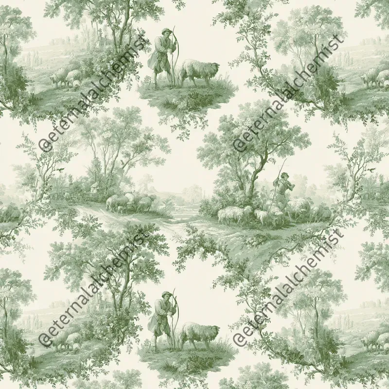 Timeless Toile Scrapbook Pages