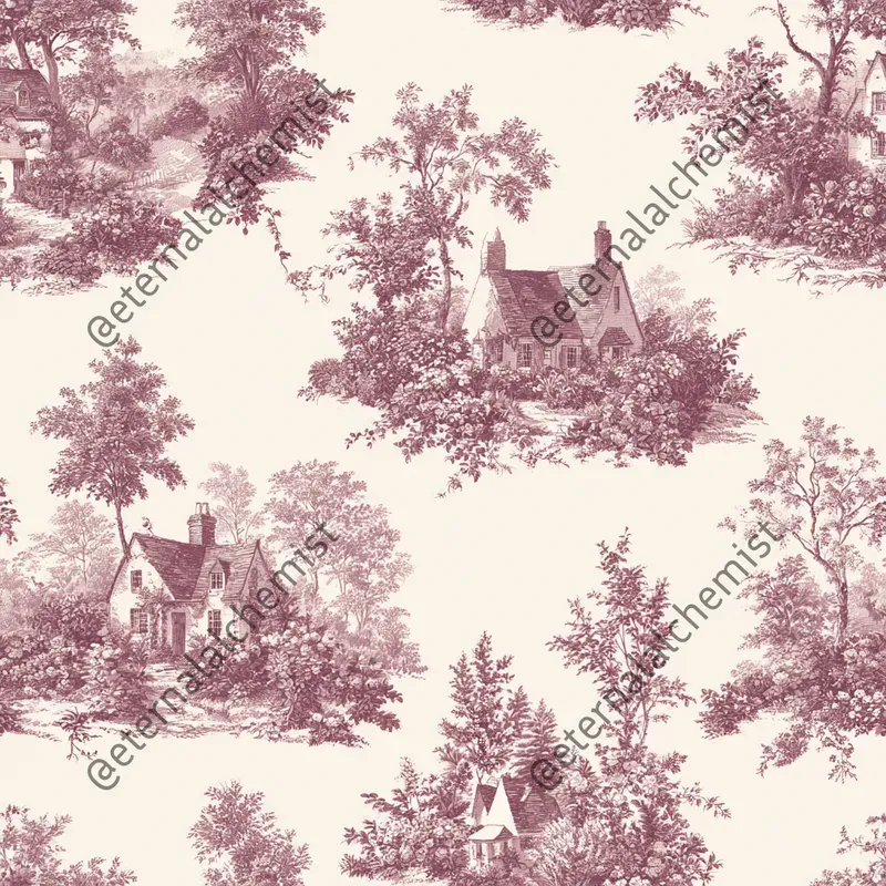 Timeless Toile Scrapbook Pages