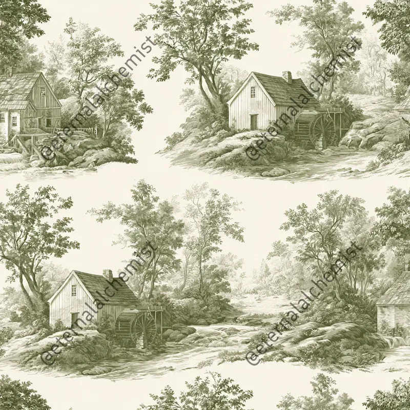 Timeless Toile Scrapbook Pages