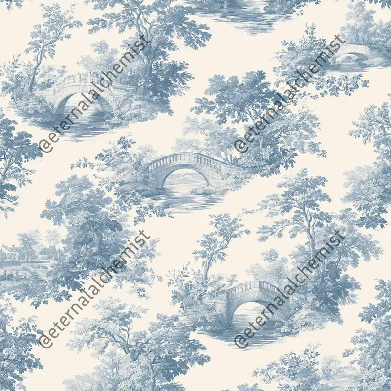 Timeless Toile Scrapbook Pages