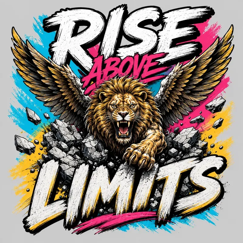 Rise Above Limits Typographies