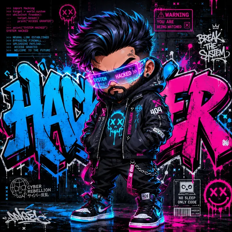 Urban Rebel Chibi Graffiti Legends