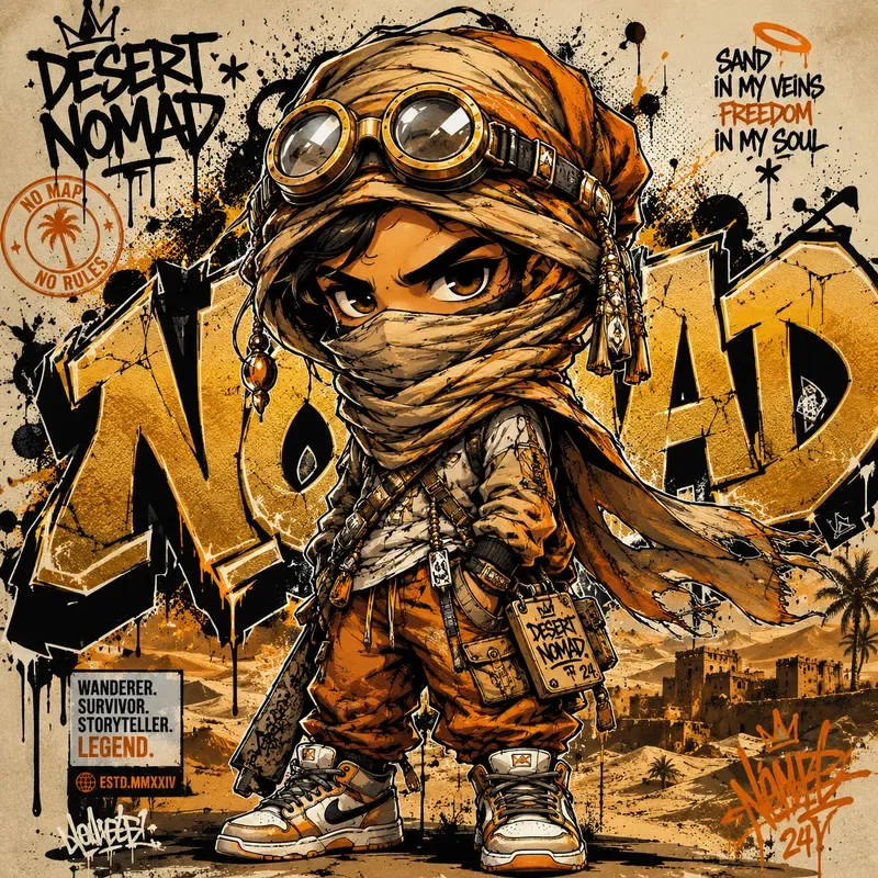 Urban Rebel Chibi Graffiti Legends