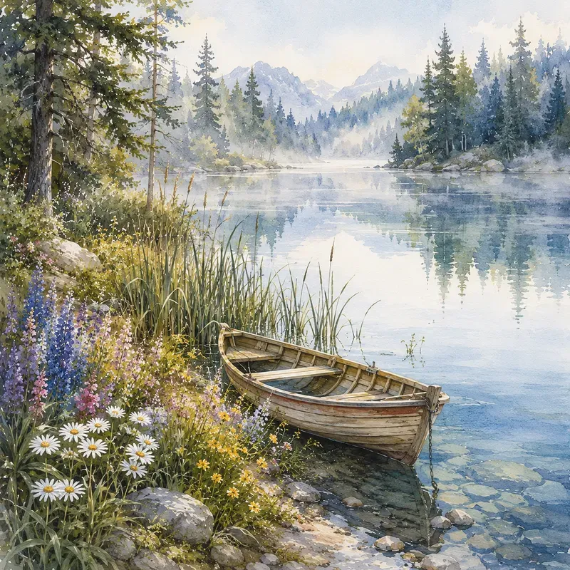 Whimsical Watercolor Worlds