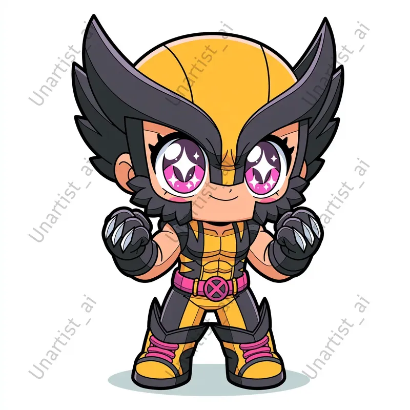 Crude Ms Paint Chibi Anime Characters