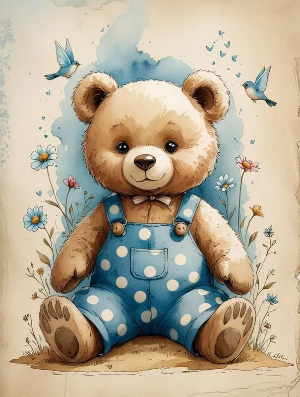 Cozy Whimsical Kids Journal Art