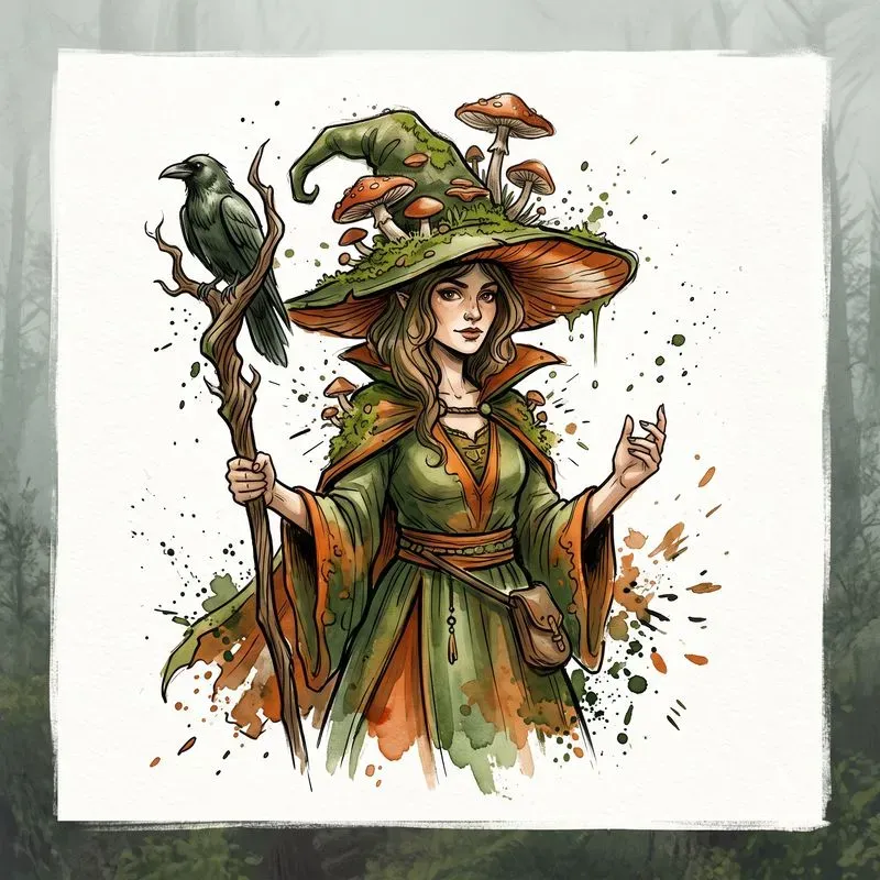 Custom Ink Watercolor Art