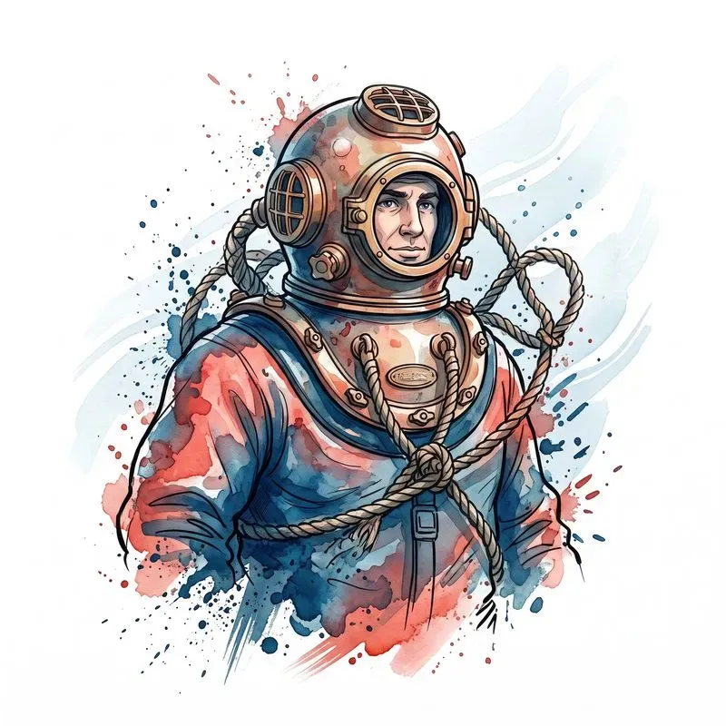 Custom Ink Watercolor Art