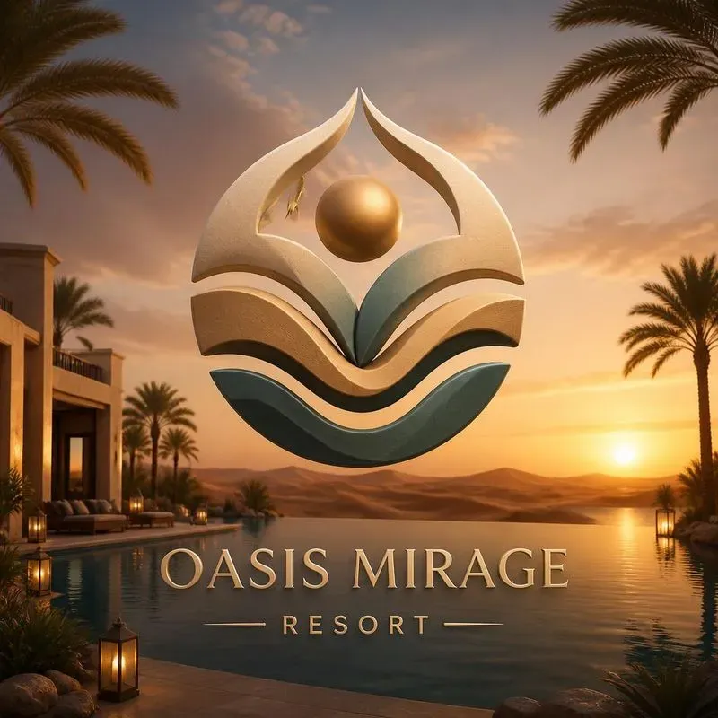 Luxury 3D Hotel Logo Generator