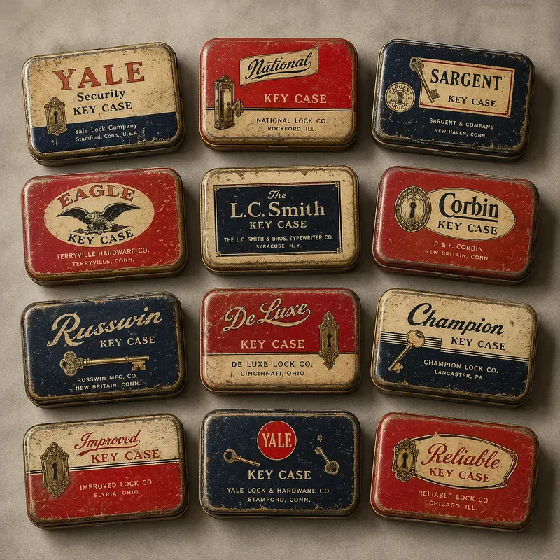 Vintage Collectible Tin Art Collections