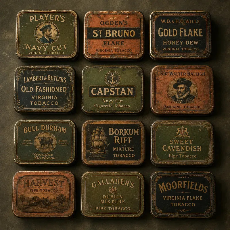 Vintage Collectible Tin Art Collections