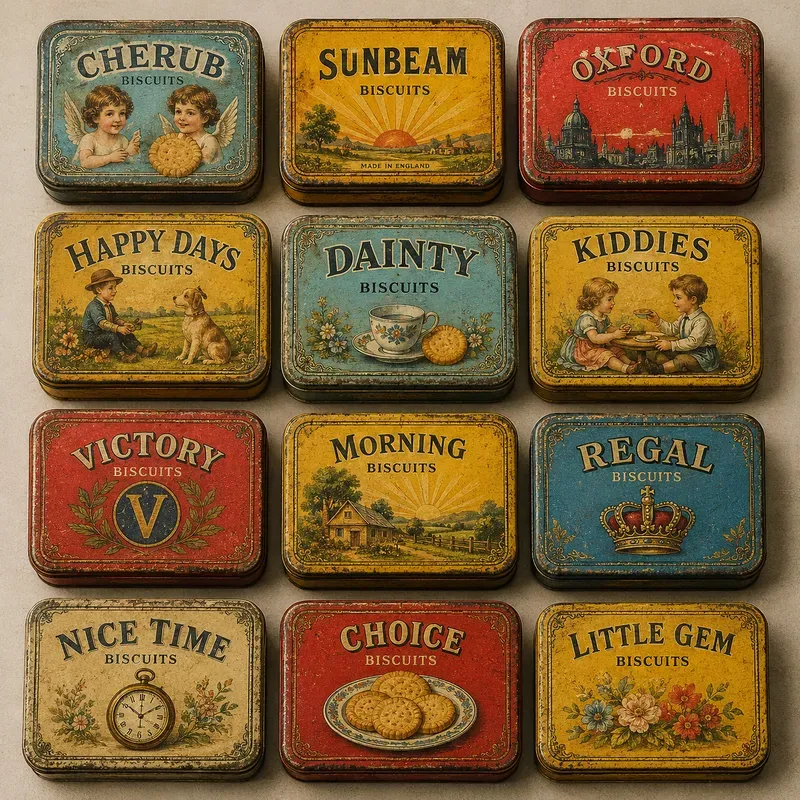 Vintage Collectible Tin Art Collections