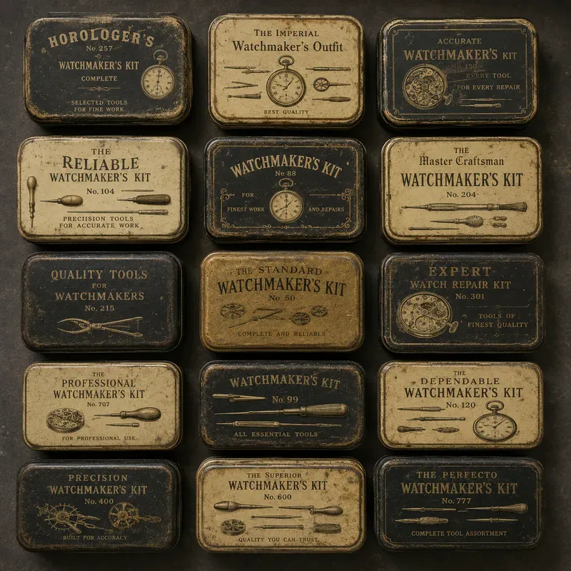 Vintage Collectible Tin Art Collections