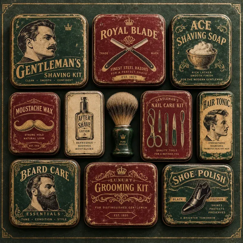 Vintage Collectible Tin Art Collections