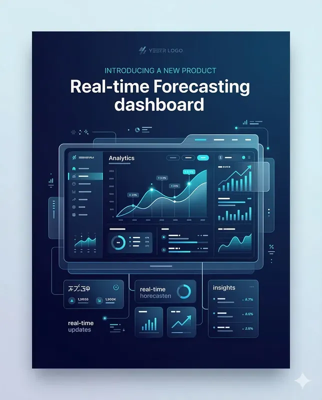 Clean Saas Launch Posters