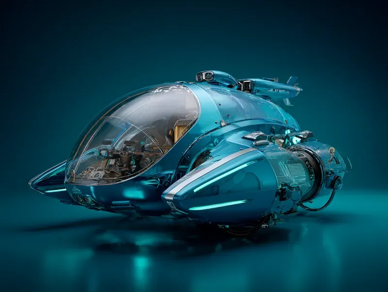 Scifi Vehicle Product Shot Generator