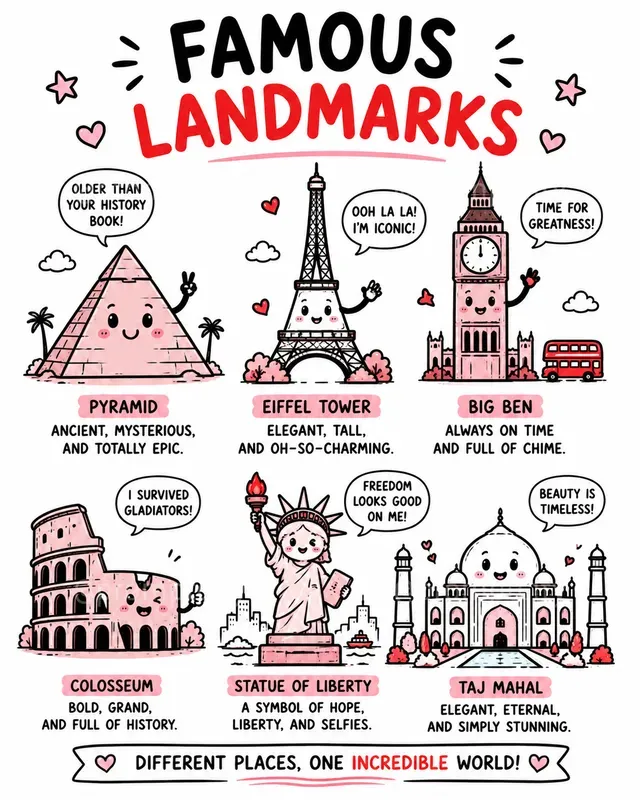 Whimsical Editorial Doodle Illustrations