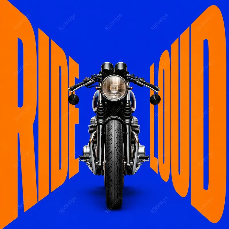 Viral Ad Perspective Typography Posters