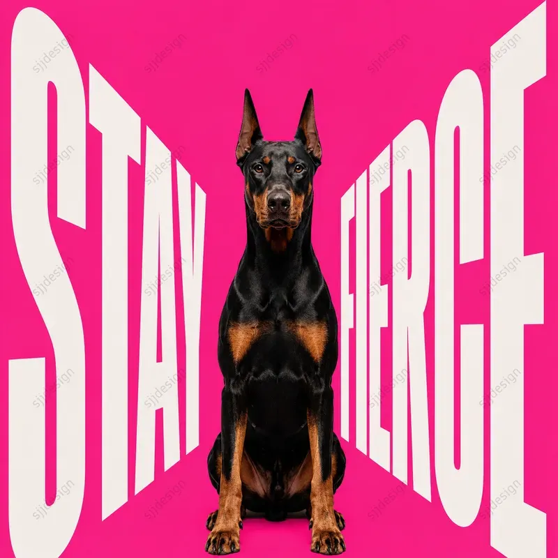 Viral Ad Perspective Typography Posters