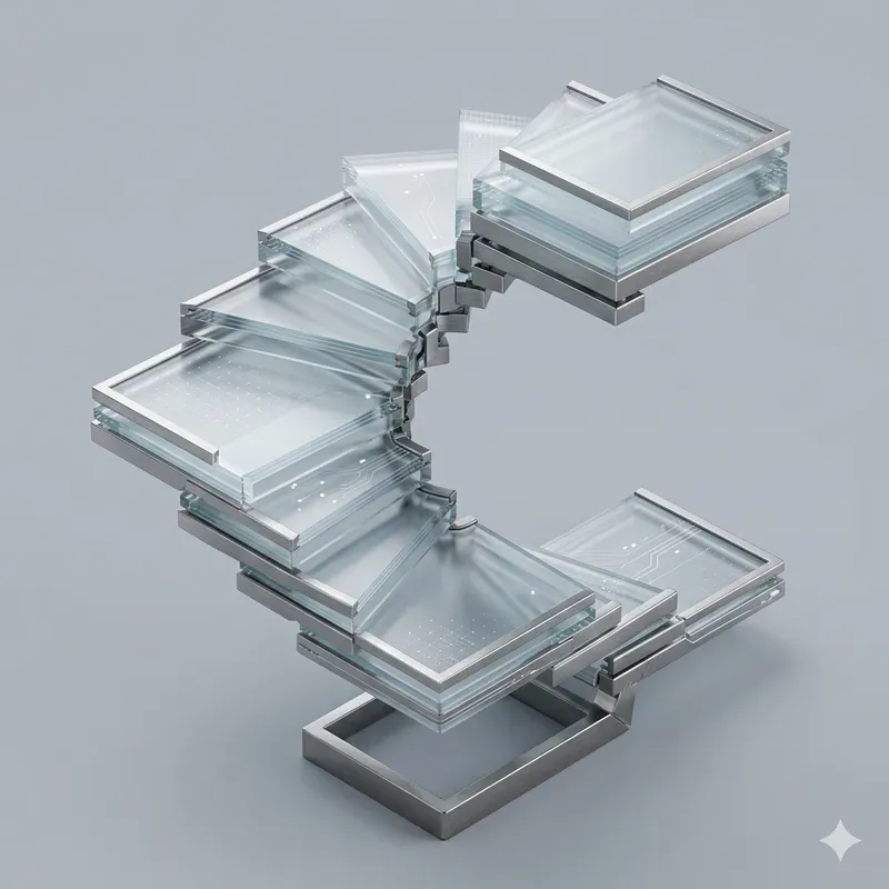 Modular 3D Kinetic UI Hero Assets