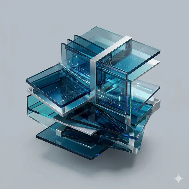 Modular 3D Kinetic UI Hero Assets