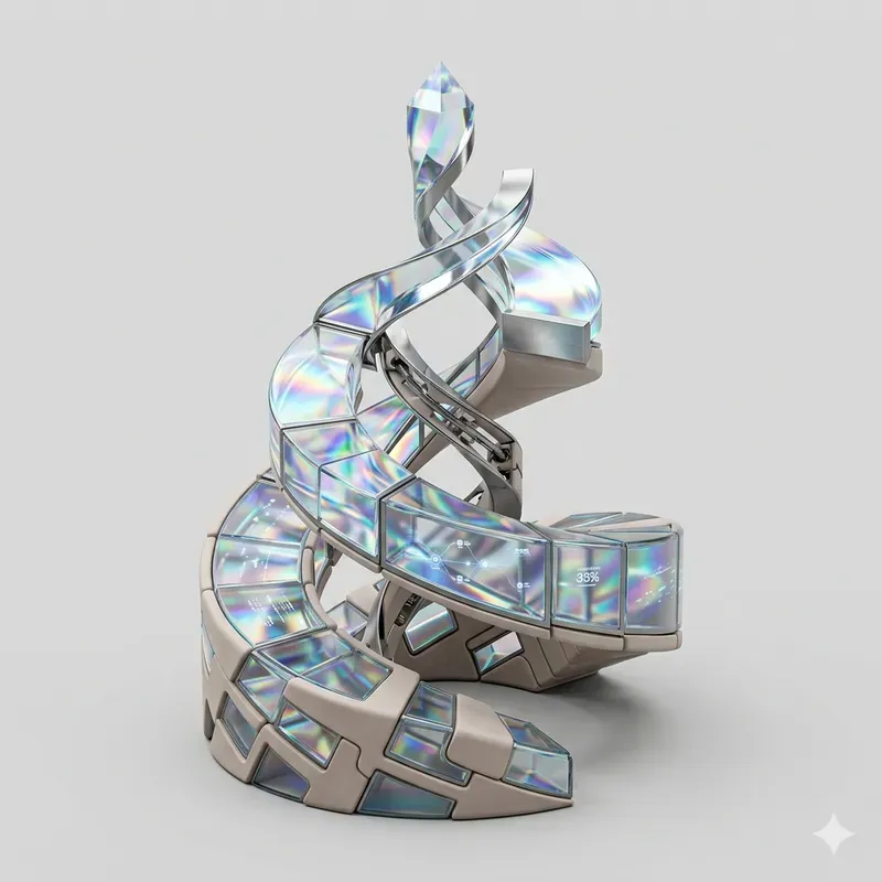 Modular 3D Kinetic UI Hero Assets