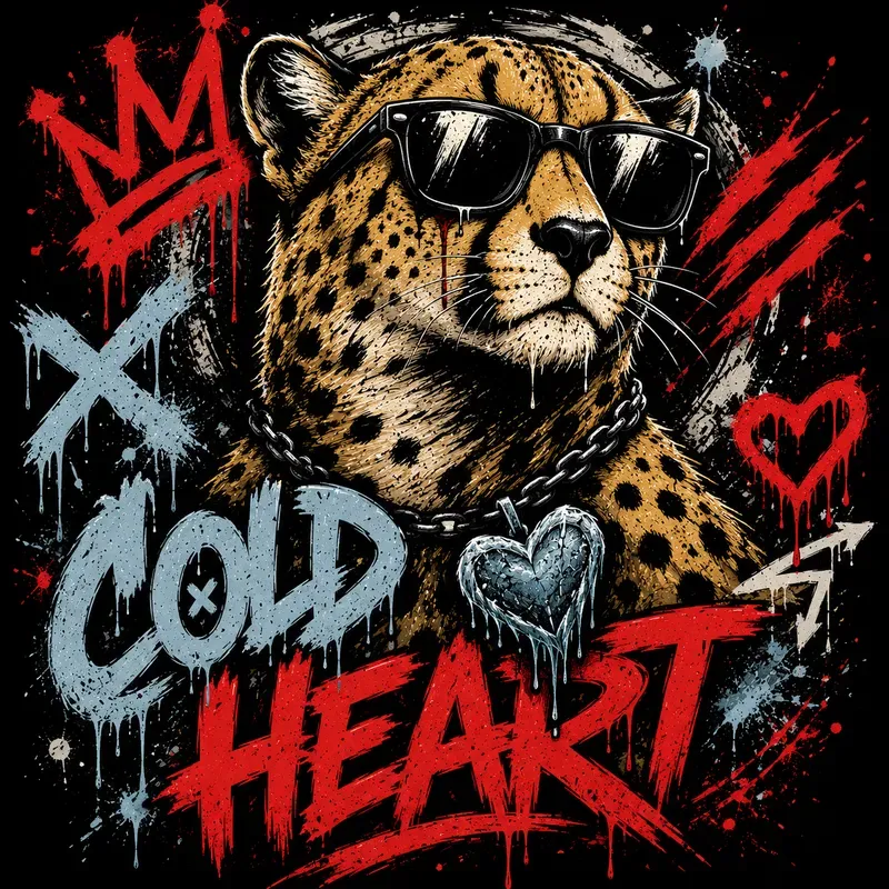Urban Graffiti Animal Tshirts