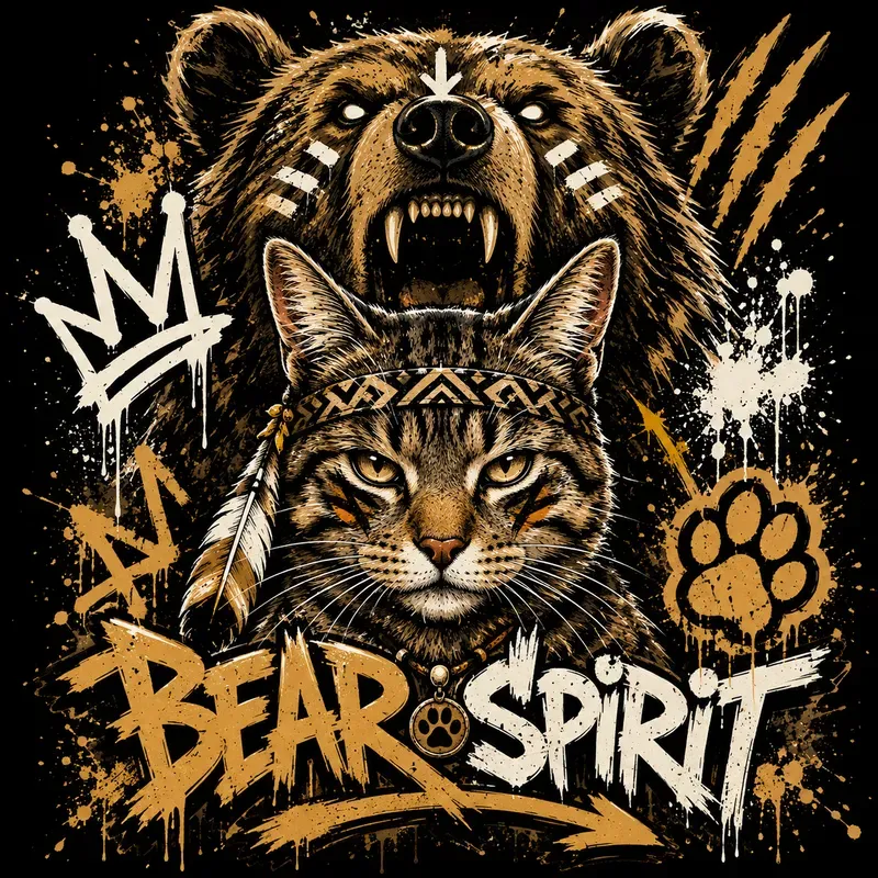 Urban Graffiti Animal Tshirts